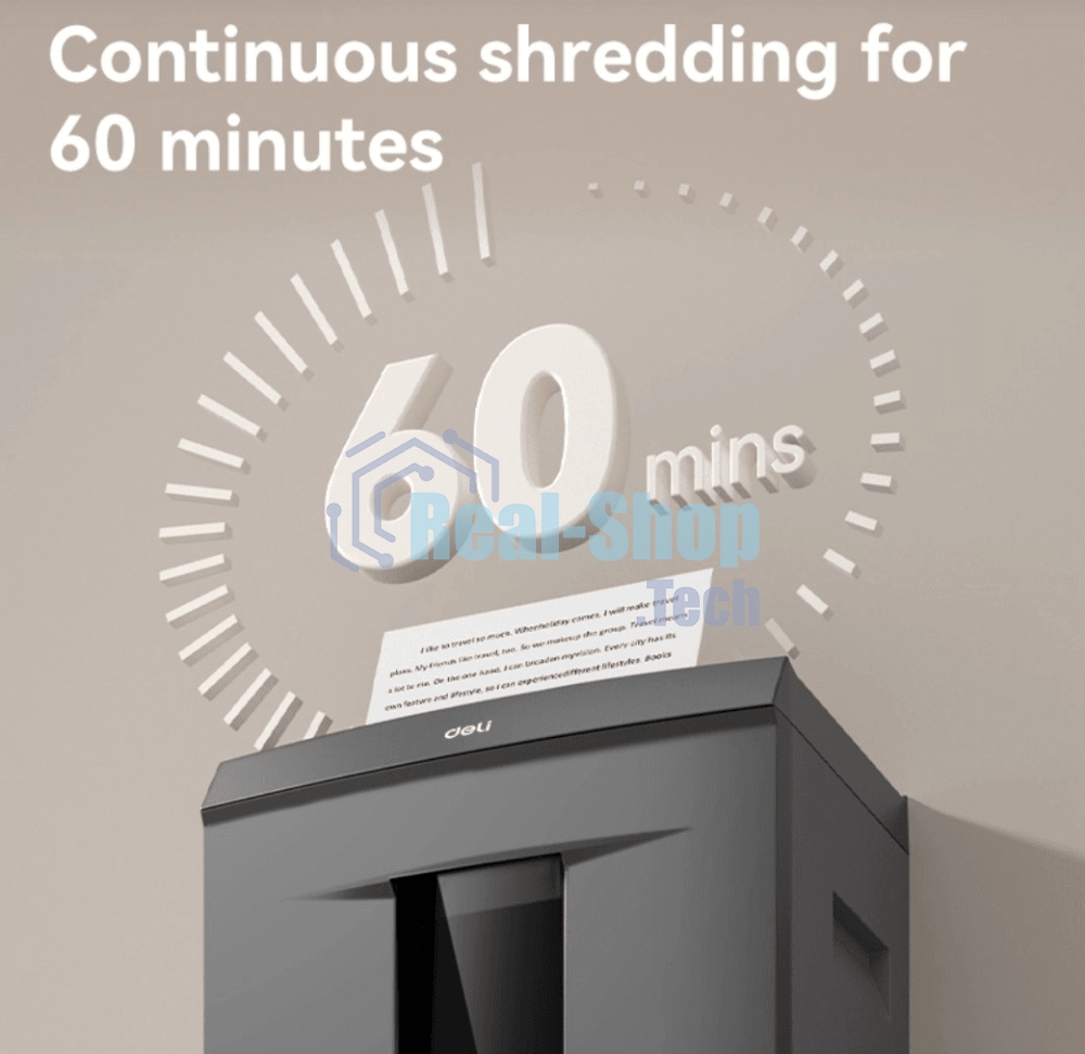 Шредер Deli ET097