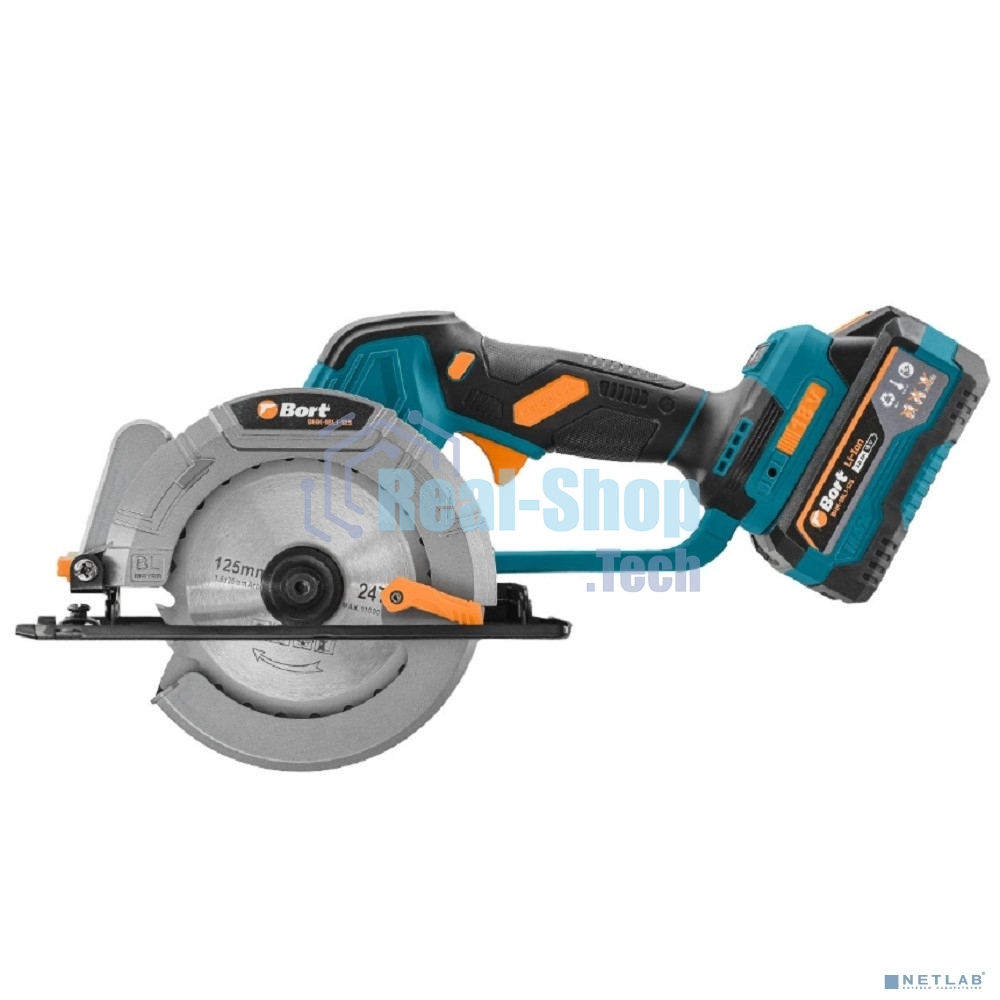 Пила циркулярная аккумуляторная Bort BHK-18Li-125 (2*3,0 А·ч + ЗУ)