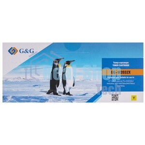 Картридж G&G, аналог HP W2032X/415X желтый 6k с чипом