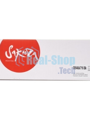 Картридж лазерный Sakura CB540A/716Bk для HP Color LJ CM1312MFP/CP1215/CP1515/CP1518, Canon LBP5050, LBP5050n, MF8030Cn, MF8040Cn, MF8050Cn, MF8080Cw 1980B002 черный, 2300 к.