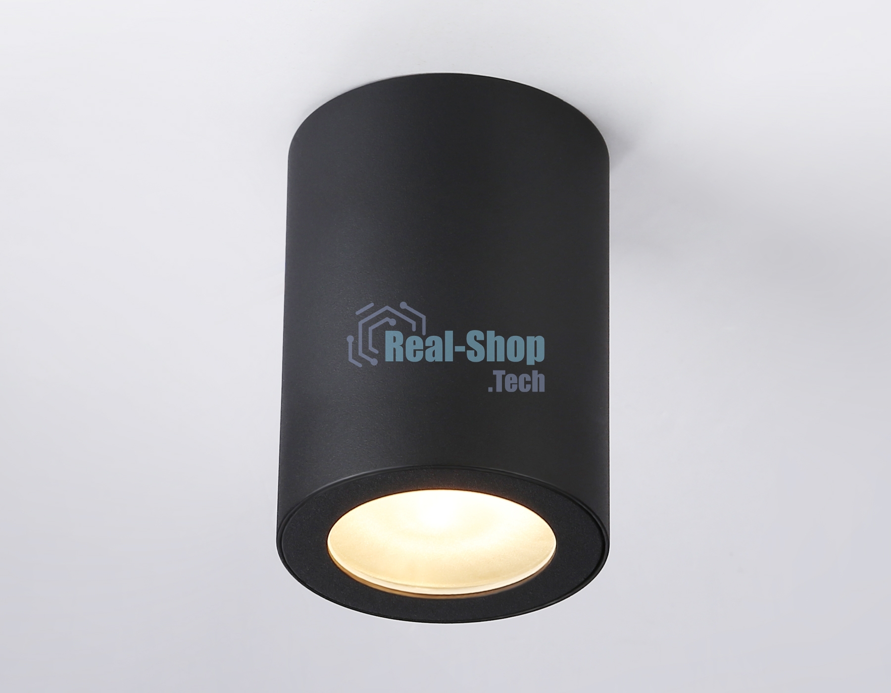Светильник Ambrella light TN22799 BK черный IP44 GU10 max 12W D65*90