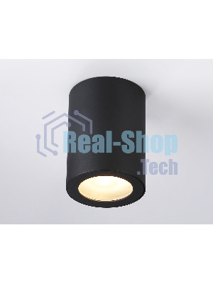 Светильник Ambrella light TN22799 BK черный IP44 GU10 max 12W D65*90