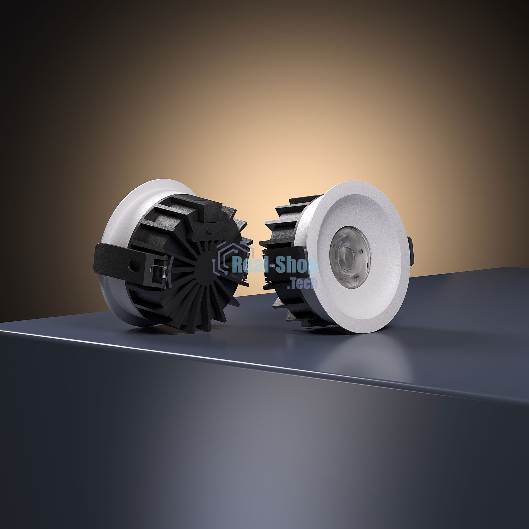 25067/LED 10W 4000K / светильник встраиваемый светодиодный / белый