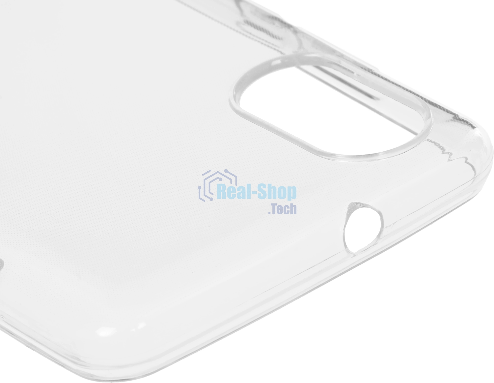 Чехол (клип-кейс) BORASCO для ZTE Blade A31 Plus, прозрачный