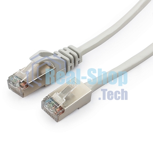 Патч-корд FTP Cablexpert cat.5e, 7.5м, литой, многожильный серый