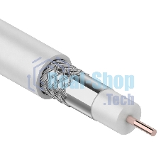 Кабель RG-6U, (48%), 75 Ом, 50м., белый 01-2205-50 PROconnect