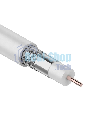 Кабель RG-6U, (48%), 75 Ом, 50м., белый 01-2205-50 PROconnect
