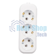 Колодка Rexant 3 гнезда с заземлением 11-8704