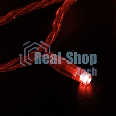 Гирлянда Neon-night Нить 10м, постоянное свечение, прозрачный ПВХ, 24В, Красный