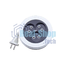 Удлинитель 3х5 м без заземл. 6А IP20 У6-004 ШВВП 2х0.75 рулетка UNIVersal 9634578