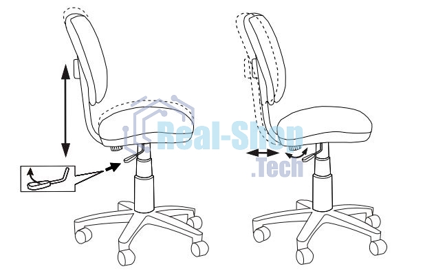 Кресло детское Бюрократ CH-W204NX/ORANGE оранжевый TW-96-1 (пластик белый)