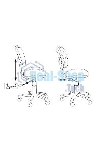 Кресло детское Бюрократ CH-W204NX/ORANGE оранжевый TW-96-1 (пластик белый)