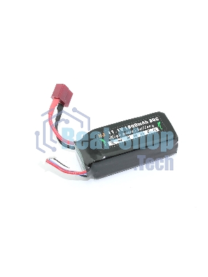 Портативный аккумулятор Li-Pol 11.1v 802555 1800mAh разъем T-plug