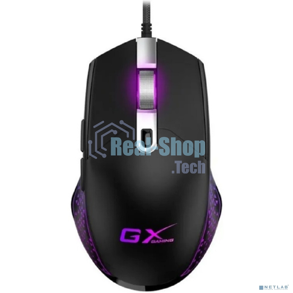 Мышь проводная Genius Scorpion M705 черный, 7200 dpi, USB, кнопки - 6