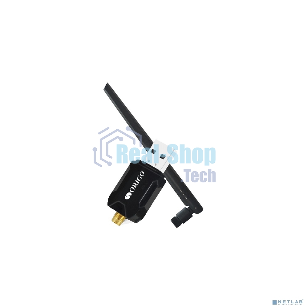 Сетевой адаптер ORIGO OW900A/A1A Wi-Fi 6 AX900 USB 2.0,2.4/5 ГГц, съемная антенна 5 dBi