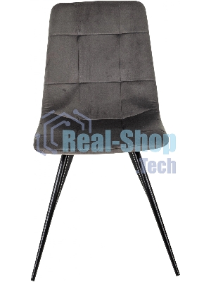 Стул для дома Бюрократ CH-K1_2 комплект 2 шт т. серый Holland 18 металл черный на ножках