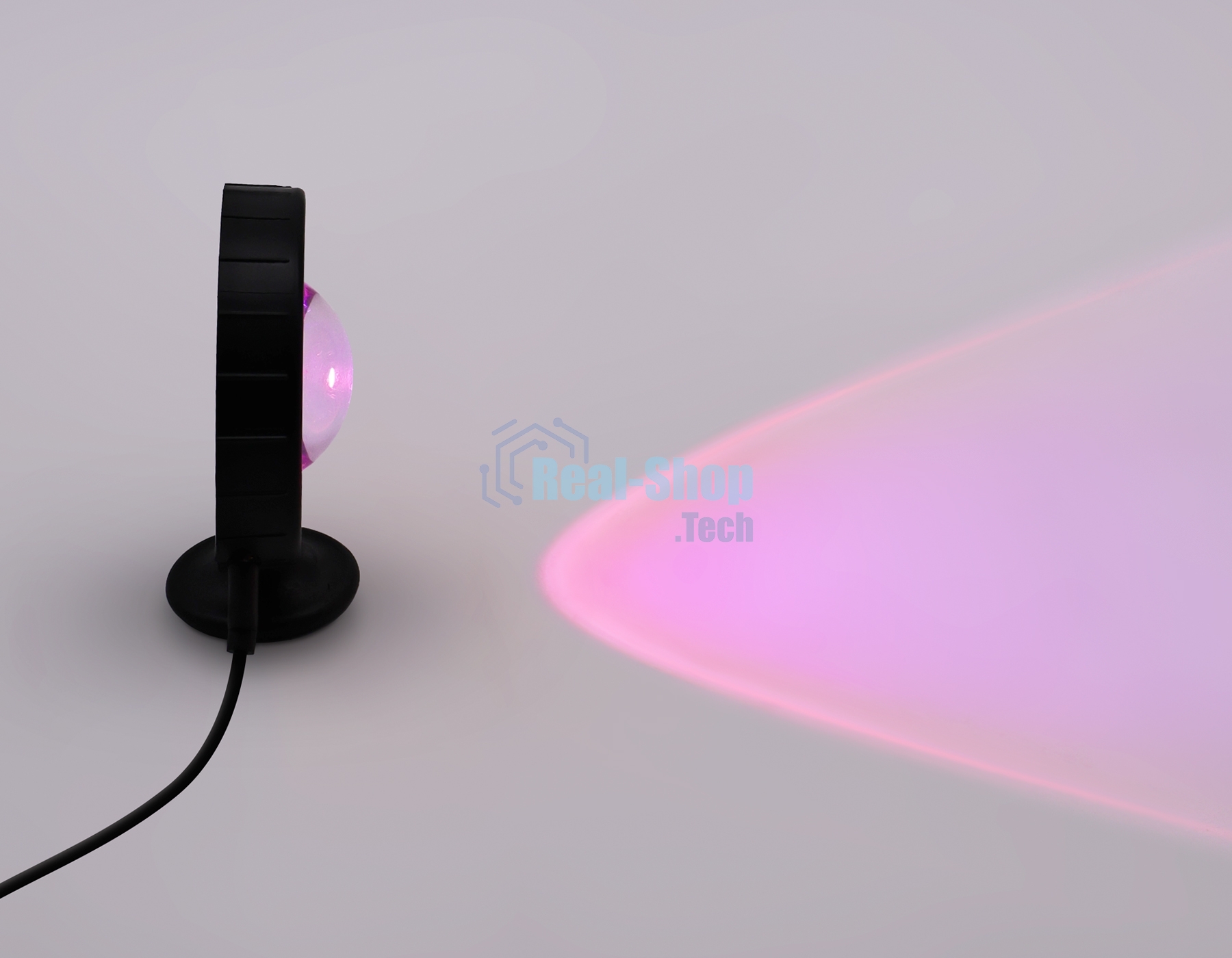 Атмосферная светодиодная настольная лампа Ambrella light DE8383 BK черный LED RGB 3W (ПДУ RGB)
