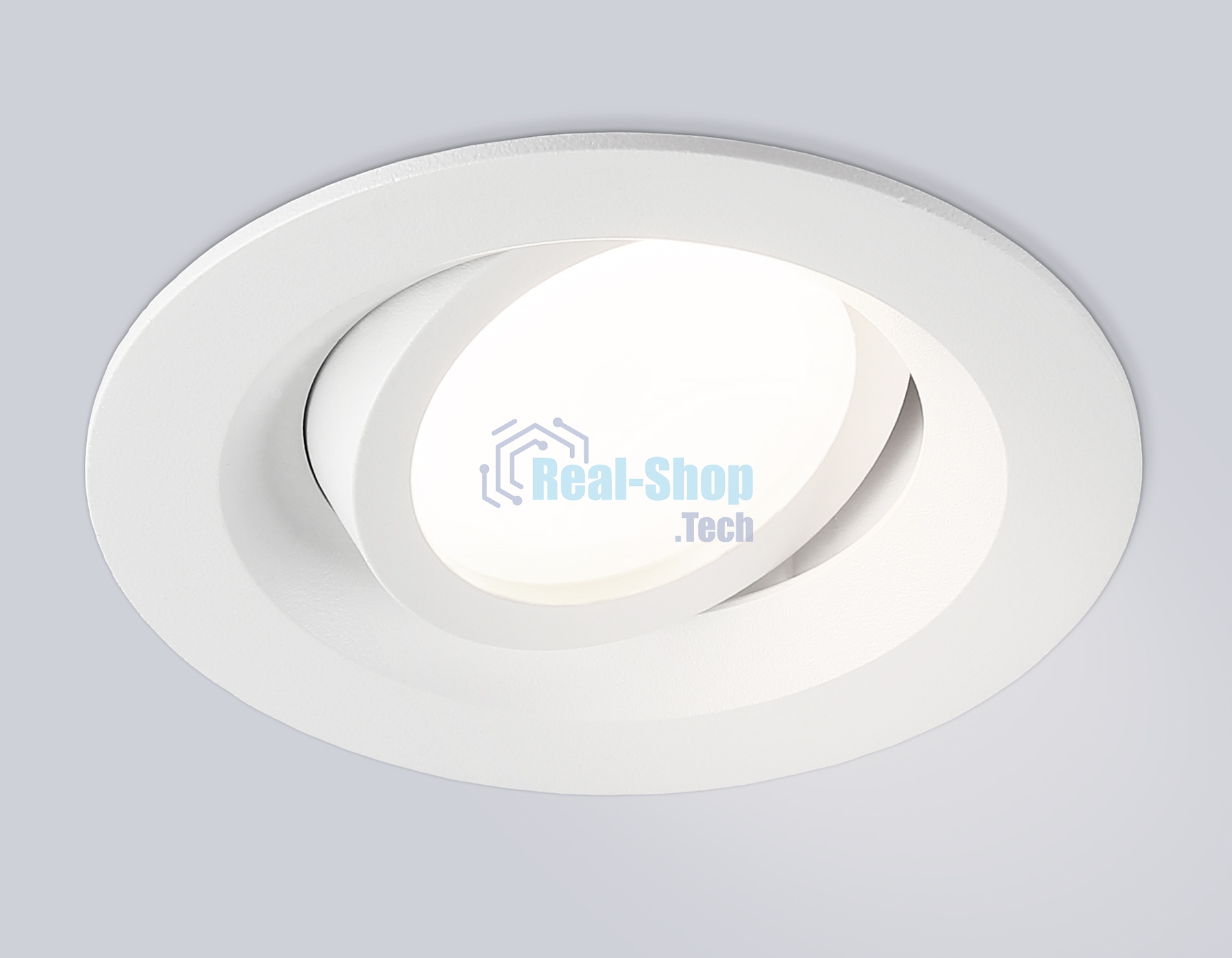 Встраиваемый поворотный точечный светильник Ambrella light TN102741 WH белый IP20 GU5.3 D95*25