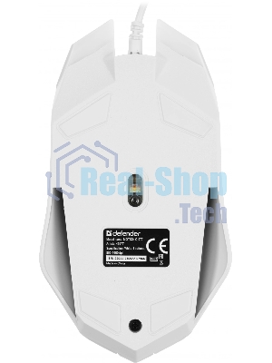 Комплект клавиатура+мышь Defender Motion C-977 проводной, USB, 1600 DPI, белый