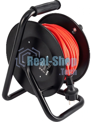 Сетевой удлинитель Buro BU-PSR4.50/G-16 50м (4 розетки) оранжевый (коробка)