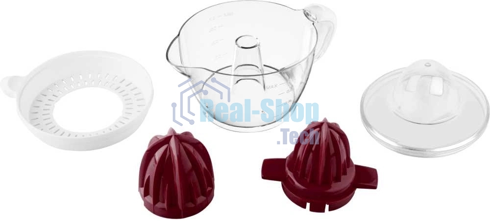 Соковыжималка Scarlett SC-JE50C06 белый/коричневый, цитрусовая, 25 Вт, 700 мл, механическое