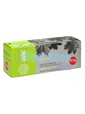 Картридж лазерный Cactus CS-C716Y желтый (1500 стр.) для Canon i-Sensys MF8030/MF8030cn/MF8050/LBP 5050