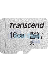 Флеш карта microSD 16Gb Transcend microSDHC Class 10 UHS-1 U1, (без адаптера), TLC