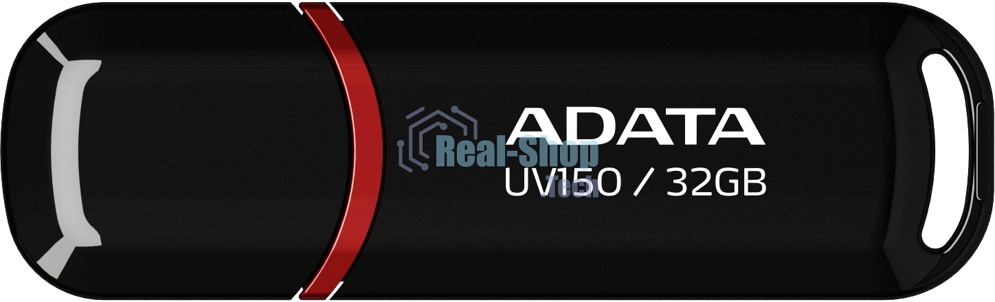 Флешка USB ADATA UV150 (AUV150-32G-RBK), 32Gb, USB 3.0, R/W 100/30, черный