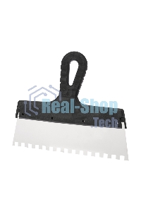 Шпатель фасадный Rexant 250 мм зуб 8х8 нержавеющая сталь, пластмассовая ручка