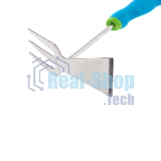 Мотыжка комбинированная, 70х290 мм, нерж. сталь, двухкомпонентная рукоятка, PREMIUM PLUS Palisad