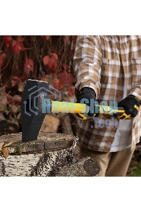 Колун-кувалда Denzel 4000 г, кованая, фибергласовая рукоятка c TPR покрытием, 880 мм