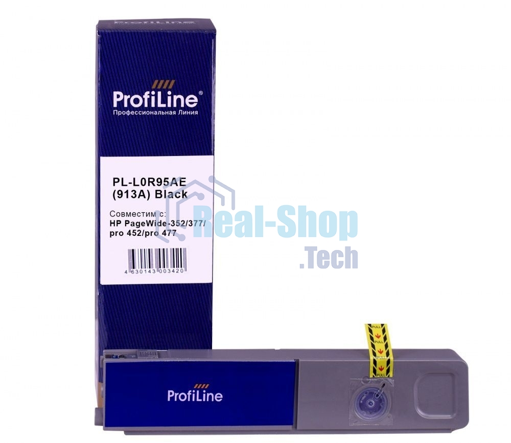 Картридж струйный ProfiLine PL-L0R95AE(913A) для принтеров HP PageWide-352/377/pro 452/pro 477 с чернилами Black 85 мл