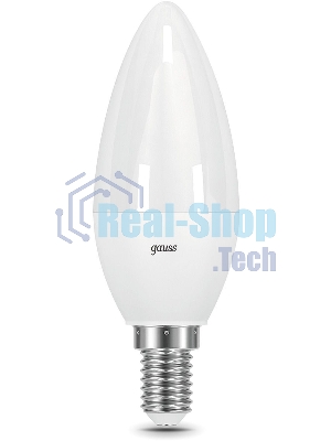 Лампа светодиодная Свеча Gauss 7W 590lm 6500К E14 диммируемая LED