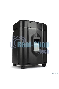 Шредер Heleos АП20-4 черный с автоподачей (секр.P-4) перекрестный 131лист. 20лтр. скрепки скобы пл.карты