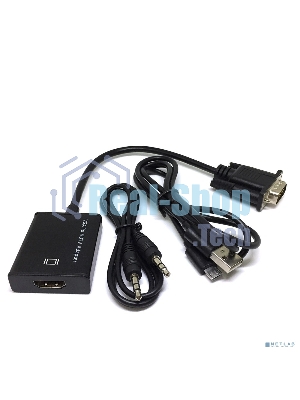 Конвертер Espada VGA + 3,5мм audio jack to HDMI, HCV0201 (44083)