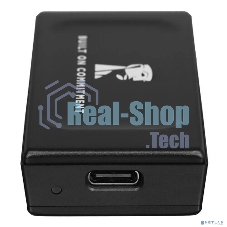Внешний SSD Kingston Portable SSD 1TB External XS1000 BOC, Type-C/A, USB 3.2 Gen 2, R/W 1050/1000MB/s, 70x33x14мм, 69g., Black (60 мес)