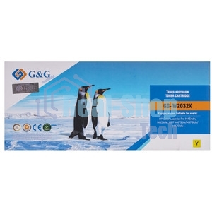 Картридж G&G, аналог HP W2032X/415X желтый 6k с чипом