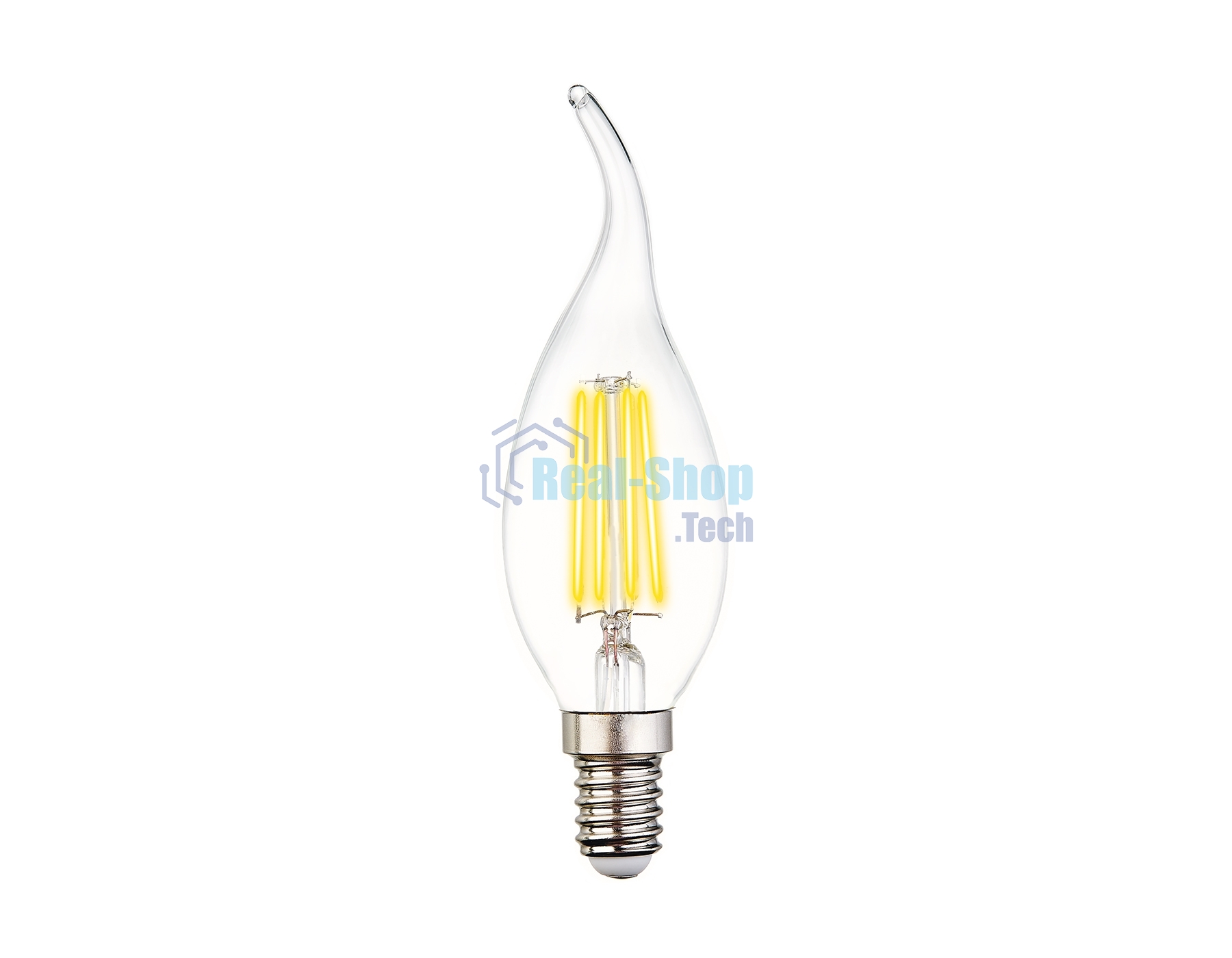 Лампа светодиодная Ambrella light 202215 Filament LED C37L-F 6W E14 4200K (60W)