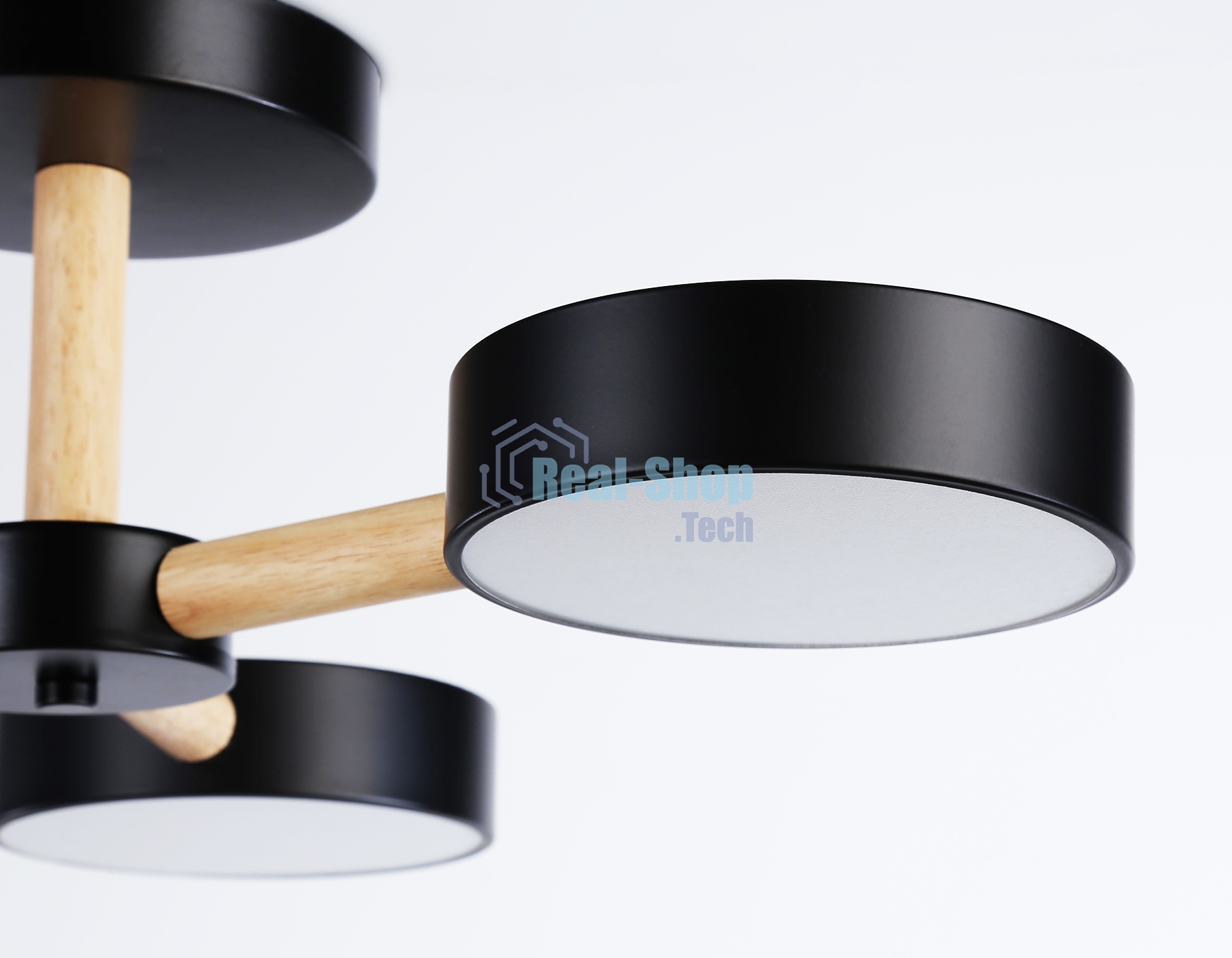 Светильник Ambrella light FL4823/3 BK черный 3000K-6400K 40W D580*160 (ПДУ ИК)