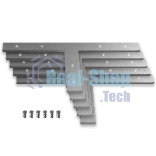 Соединитель Т для алюминиевого профиля GP8055 SL серебро 100*55*1.55
