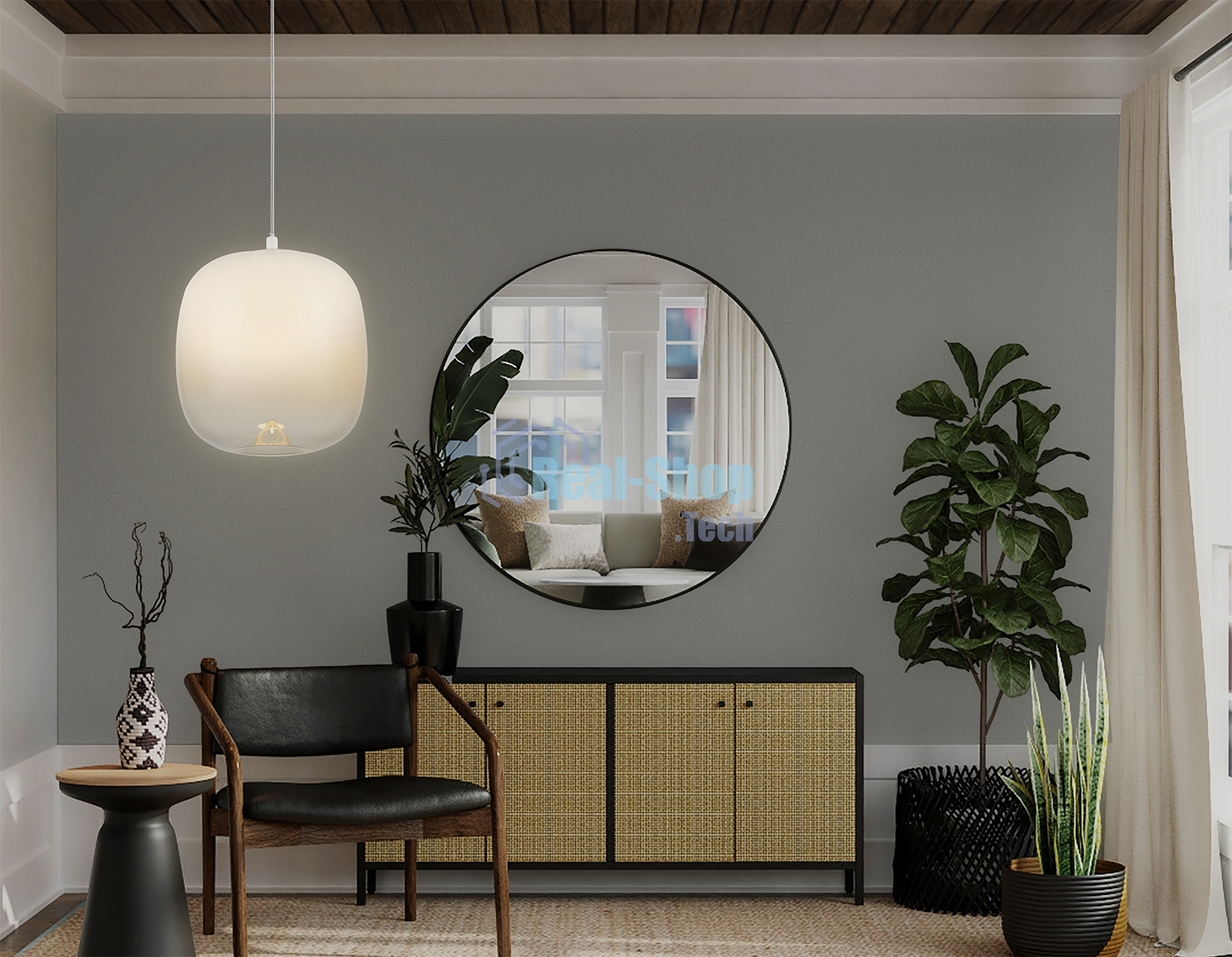 Подвесной светодиодный светильник Ambrella light LH11091 WH/FR белый/белый матовый 4W 3000K D150*170