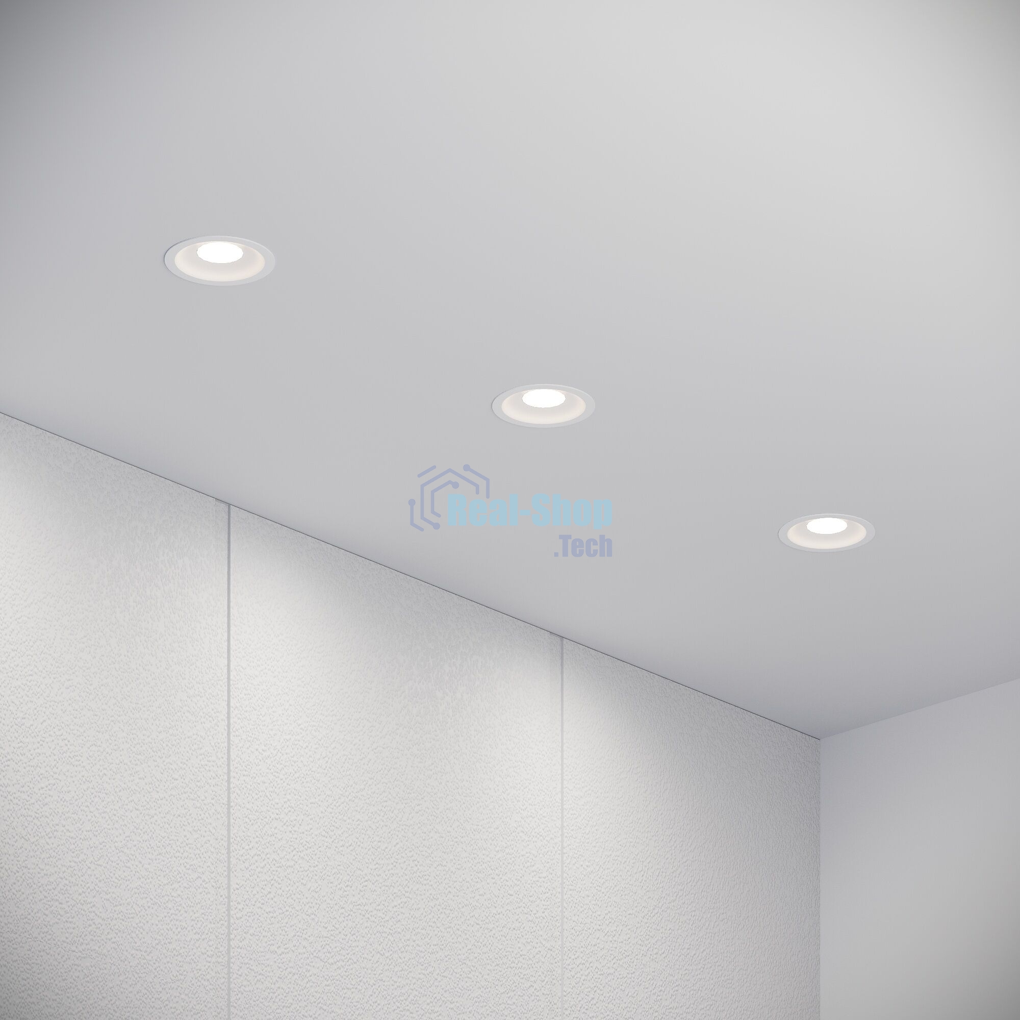 25067/LED 10W 4000K / светильник встраиваемый светодиодный / белый