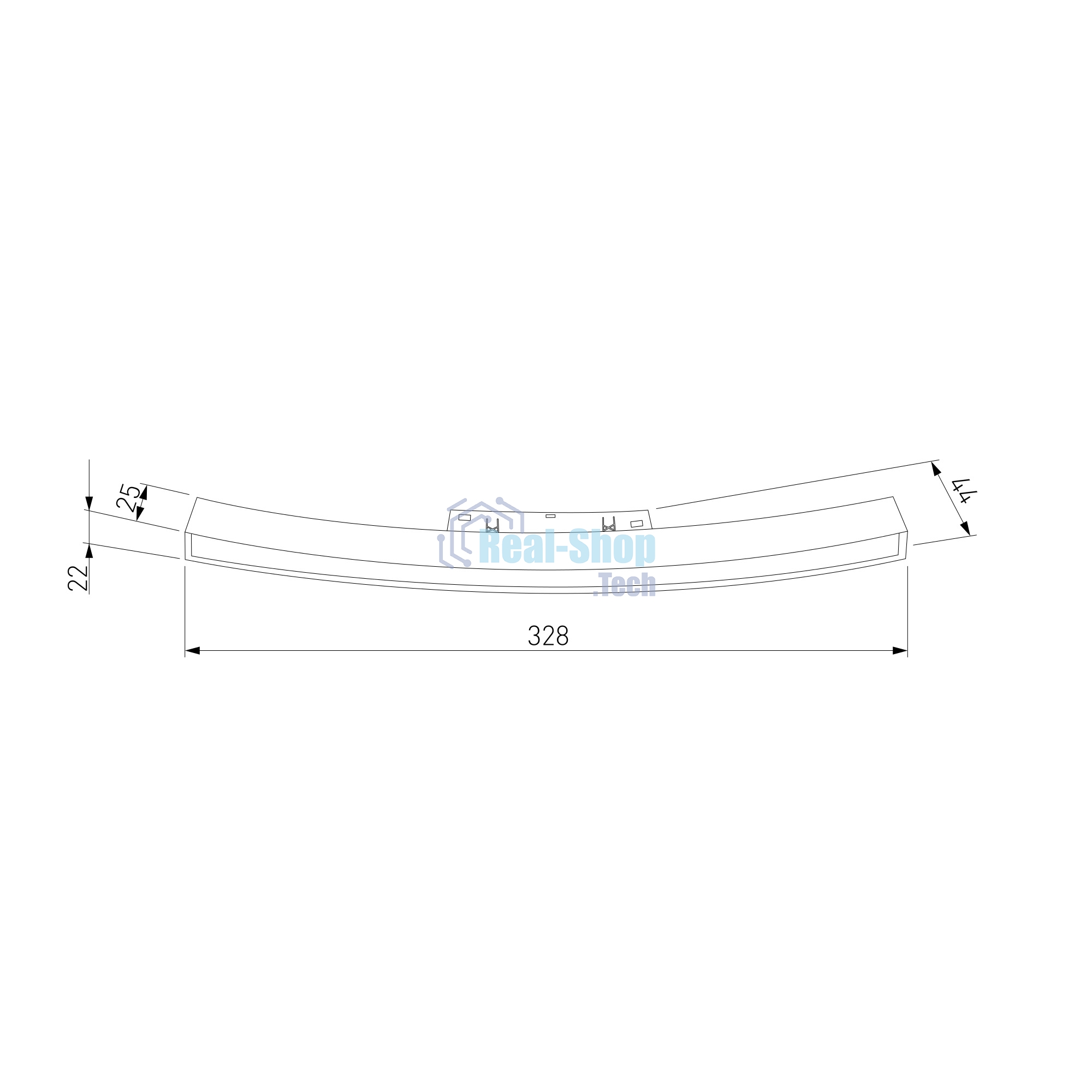 Трековый светильник Slim Magnetic 16W 4200K Planar (чёрный) (?800мм) 85180/01