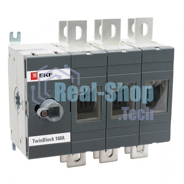 Рубильник 630A 3P реверсивный без рукоятки управления TwinBlock EKF tb-s-630-3p-rev EKF