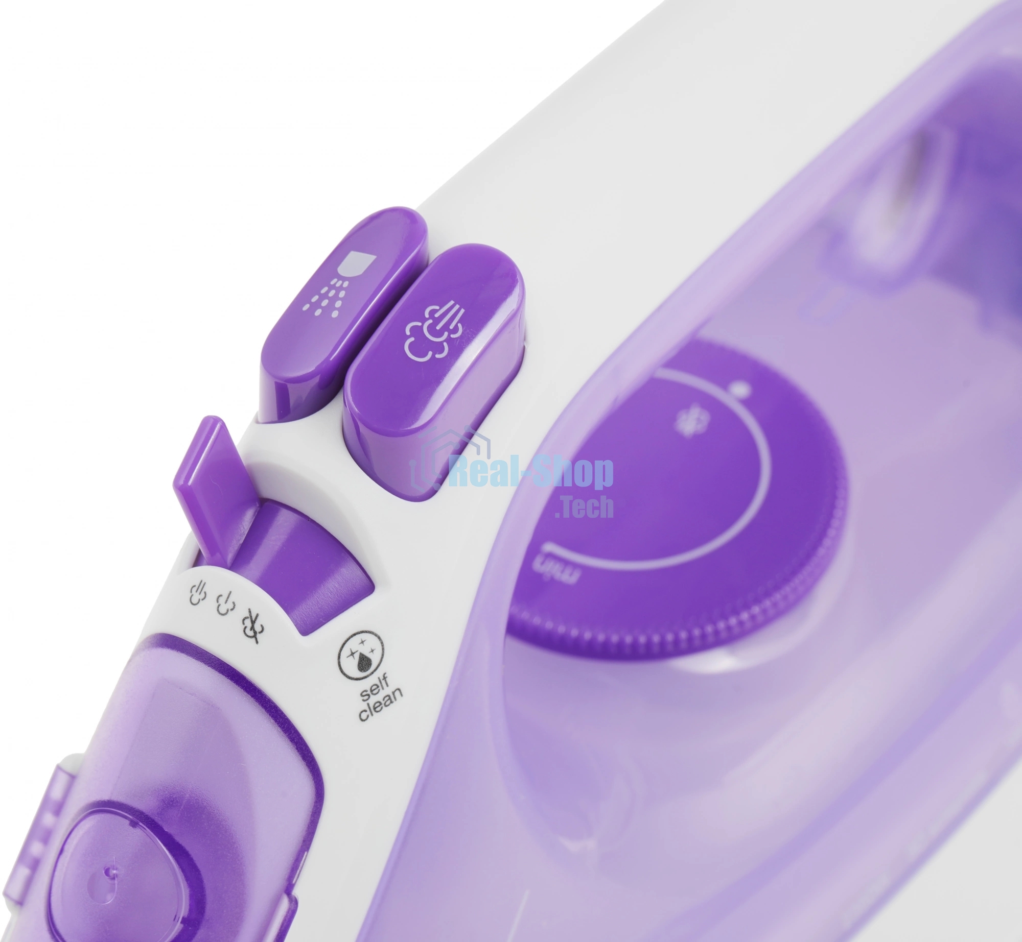 Утюг Braun SI3042VI фиолетовый/белый, 2350 Вт, 45 г/мин, 160 г/мин, 270 мл