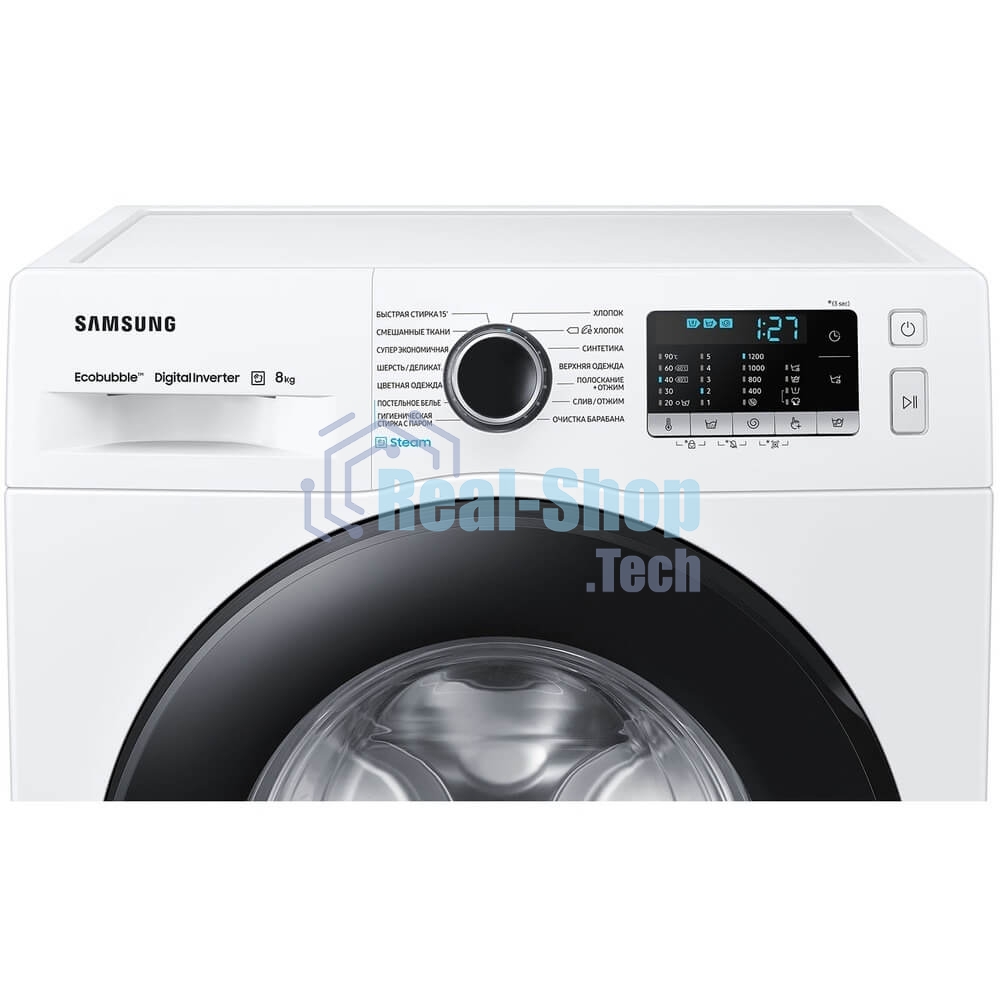 Стиральная машина Samsung WW80AGAS21AELP кл.:A фронт. макс.:8кг