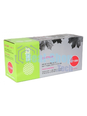 Картридж лазерный Cactus CS-C718M пурпурный (2900 стр.) для Canon i-Sensys MF8330/MF8340/MF8350/MF8360/MF8540/MF8580/LBP7200/7210/7660/7680