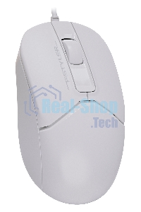 Мышь проводная A4Tech Fstyler FM12 белый, 1200 dpi, USB, кнопки - 3
