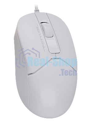 Мышь проводная A4Tech Fstyler FM12 белый, 1200 dpi, USB, кнопки - 3