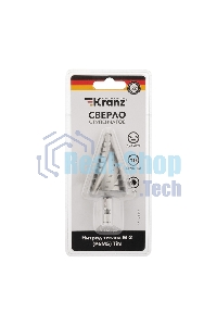 Сверло по металлу ступенчатое Kranz 9,0-36,0 мм 